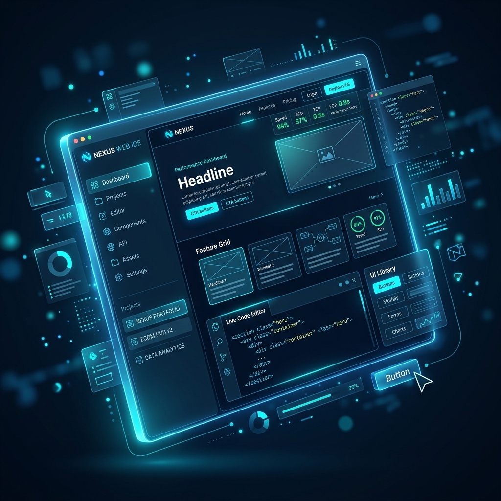 Web Development Mockup